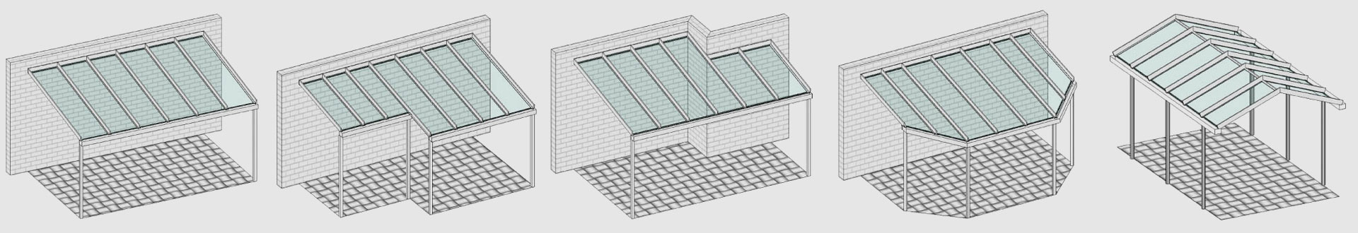 Terrassendächer von der Fa. TS-Aluminium-Profilsysteme GmbH & Co. KG